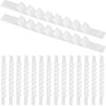 thumbnail image 4 of 50 unidades de topes antideslizantes para perchas de madera, tiras adhesivas de silicona para perchas, 4 of 7