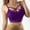 Purple, variant on Women's Lace Beauty Back Tube Top Wrap Chest Charming Bottoming Vest Hollow Bra for Beach Hawaiian