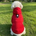 thumbnail image 5 of Dog Sweater Hoodies for Small Medium Dogs Soft Warm Dog Sweatshirt Cold Weather Pet Winter Clothes with Pocket Hoodies for Puppy Dogs(Green,M), 5 of 7