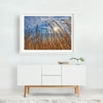 thumbnail image 3 of Wetland Cattails - Photography Nature Landscape Autumn Scenic Rural Minimalist Wilderness White Framed Wall Art Print 6 x 8 inches, 3 of 4