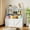 White, variant on Kids Bookshelf & Toy Storage Organizer, 3-Cube Open Shelves with 2 Storage Bins, Toddler Bookcase for Playroom, Nursery, Kids Room, Bedroom, Daycare