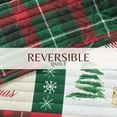 thumbnail image 4 of Cheerful Holiday Reversible Twin / Twin XL Quilt Set with Shams (Holiday Patchwork), 4 of 6
