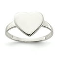 thumbnail image 1 of Bague en Argent Sterling 925 Cœur Solide, 1 of 2