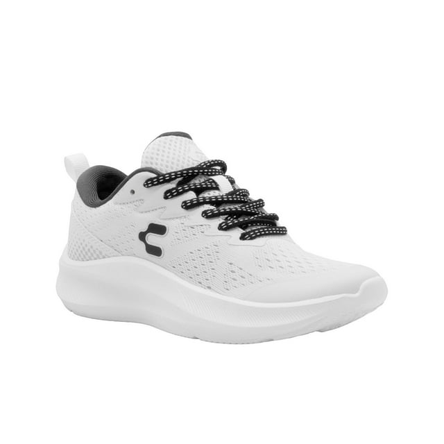 Tenis Para Hombre Charly Running Ultra Ligeros Sport Blanco/Negro blanco 29.5