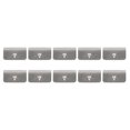 thumbnail image 2 of 10 Pcs Wind Rain Deflector Channel Fitting Clip Replacement Metal Retaining Clip, 2 of 4