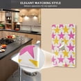 thumbnail image 5 of Yayeee Toggle Light Switch Wall Plate 1-Gang 4.5"x2.7" Home Decorative Outlet Cover, Yellow Pink Stars, 5 of 7