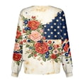 thumbnail image 5 of Womens July 4th Scrub Jackets America 250 Anniversary Short Sleeved Nursing Tops Trendy Independence Day Tops, 5 of 5