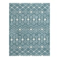 thumbnail image 2 of Unique Loom Moroccan Trellis Shag Collection Area Rug - Meknes (7' 10" x 10' Rectangle Light Blue/Ivory), 2 of 6