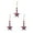 Multicolor-105, variant on Utoimkio 5Pcs 4th of July Patriotic Star Ornaments,Fourth of July Patriotic Hanging Decorations Star Shaped Baubles Ornament for Memorial Day Party Festival Christmas Tree Decorations