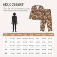 thumbnail image 4 of Sikiie Squirrel Mushroom Yellow Flower Pajamas for Women Set, Womens Pajama Sets, Lounge Sets for Women, 2pjs for Women-Small, 4 of 7