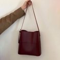 thumbnail image 3 of Bolso tipo cubo de cuero para mujer Bolso tipo cartera con múltiples bolsillos Bolso tipo hobo Bolso tipo mensajero Bolso shopper, 3 of 7