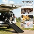 thumbnail image 4 of PawHut 61 Inches Folding Pet Ramp with Frosted Surface, Raised Side Rails, 4 of 10