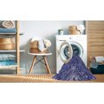 thumbnail image 2 of Ahgly Company Machine Washable Indoor Rectangle Transitional Blue Area Rugs, 5' x 8', 2 of 7