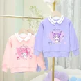 thumbnail image 2 of Sudadera con capucha de manga larga para niños, suéter con cuello de princesa Sanrios, dibujos animados, My Melody, Cinnamoroll, Kuromi, 2 of 5
