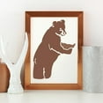thumbnail image 6 of Climbing Bear Painting Stencil 8.3x11.7inch Plastic Bear Pattern Stencil Reusable Animal Theme Template for Painting on Wood Floor Wall Tile Canvas Fabric and Furniture, 6 of 7