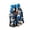 Blue, variant on Pet Clothing for Outdoor Winter Coat Thickened Warm Vest with Zipper and Harness Towing Capability for Dogs 26 cm