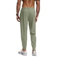 thumbnail image 3 of Domuza Mens Lightweight Pants High Waisted Stretchy Sweatpants Relaxed Fit Joggers with Pockets Casual Pants 2026 Khaki M, 3 of 3