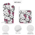 thumbnail image 4 of Hello Kitty Oven Mitts And Pot Holders Set 4 Pcs, Heat Resistant Oven Mitt Set with Potholders, Hot Pads And Oven Mitts Sets Oven Glove for Kitchen, Baking, Cooking, Grilling, 4 of 7