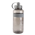 thumbnail image 2 of Botella de agua deportiva portátil de gran capacidad, de plástico, para exteriores, con pajita, para fitness, color gris, 2 l, 2 of 5