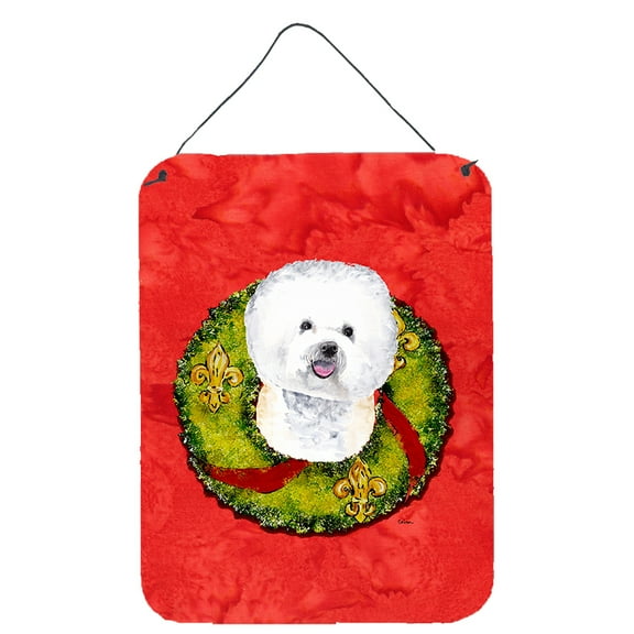 Bichon Frise Aluminium Metal Wall or Door Hanging Prints