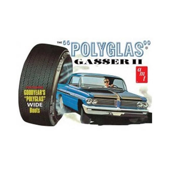 AMT 1 25 1962 Pontiac Catilina Polyglas Gasser II AMT1092 Plastics Car/Truck 1/24-1/25