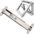 thumbnail image 4 of Bisagras para ventanas, tirantes para ventanas, soportes para ventanas, bloqueo para tirantes de ventana, varilla telescópica de una sola ranura para ventana superior, acero inoxidable, 1 par, 5,8 pu, 4 of 4