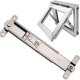 thumbnail image 4 of Bisagras para ventanas, tirantes para ventanas, soportes para ventanas, bloqueo para tirantes de ventana, varilla telescópica de una sola ranura para ventana superior, acero inoxidable, 1 par, 5,8 pu, 4 of 4