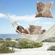 thumbnail image 5 of Funda de almohada grande de terciopelo de 45 x 45 cm | Suave, transpirable y lavable, para cama, sofá, playa | Café, gris, verde y naranja, 5 of 6