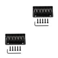 thumbnail image 3 of Wosthever Electric Guitar Hardtail Bridge With Screws Replacement Bass Part 6-Strings Bridges Wench Stable Saddle and Children Beginners 2piezas, 3 of 6