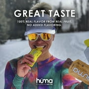 Huma Chia Energy Gel, Chocolate 12 Pack - Stomach Friendly, Real Food Energy Gels for Endurance Exercise