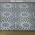 thumbnail image 6 of Ambesonne Orient Place Mats Set of 4, Mosaic Motifs, Standard Size, Grey White Blue, 6 of 6