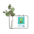thumbnail image 1 of Soy de Guyana Jarrones colgantes de vidrio transparente Decoración Botella, 1 of 4