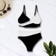 thumbnail image 5 of Traje de Baño de Bikini de Mujer 2025 Primavera/Verano Nuevo Color Sexy Bloqueado Conjunto de Traje de Baño Dividido para la Playa, 5 of 9