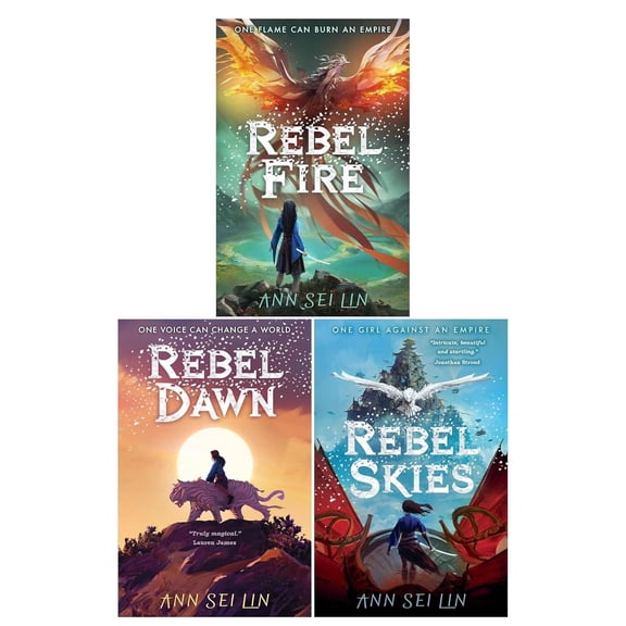 Rebel Skies Trilogy Series by Ann Sei Lin: 3 Books Collection Set - Ages 14-18 - Paperback