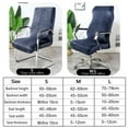 Velvet Elastic Office Rotating Chair Seat Cover Computer Chair Cover