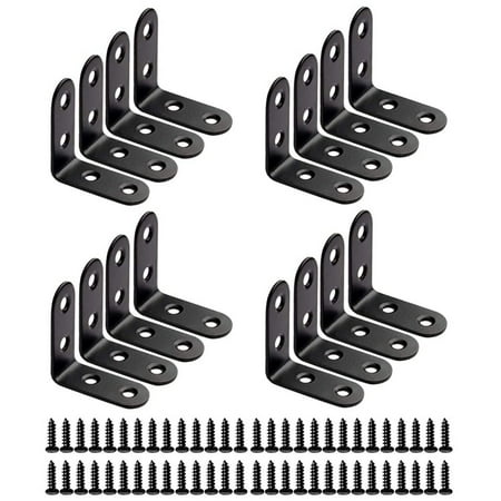 

90 Degree Right Angle Plus Fixed Angle Code L Type 40X40X16mm Bracket Shelf Support Bracket for Outdoor Tables Chairs