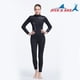 thumbnail image 5 of Greeniant Trajes de neopreno de 5MM, traje de buceo, pantalones largos de manga larga, traje de Surf con protección para buceo, esnórquel, surf, Deportes acuáticos Mujer/Negro S Greeniant OD003704-09, 5 of 6