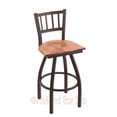 thumbnail image 4 of Holland Contessa XL 36" Bar Stool - Nickel/Medium Oak Seat, 4 of 7