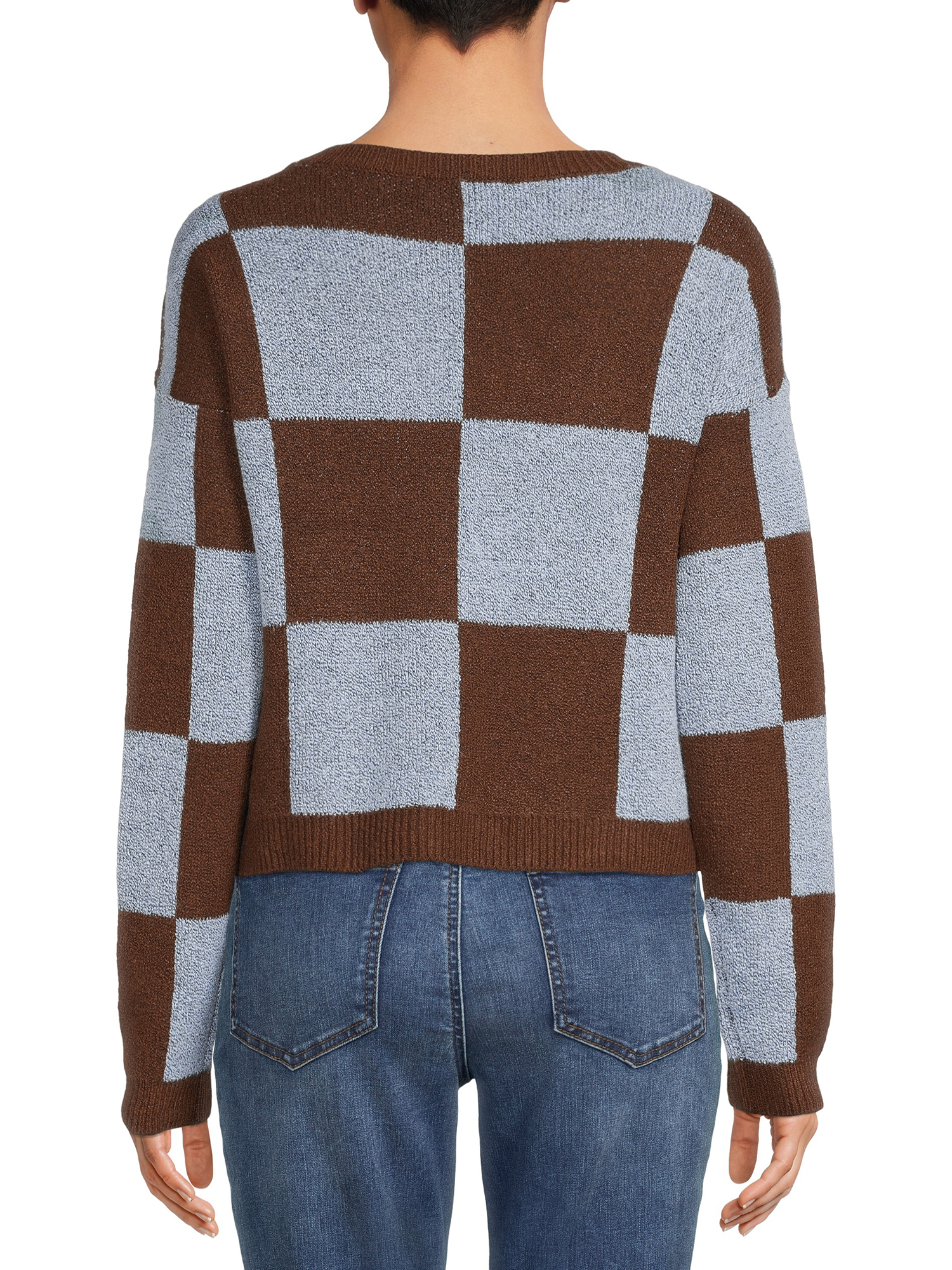 No Boundaries Junior's Jacquard Pullover Sweater - image 3 of 5