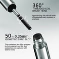 thumbnail image 6 of Iron Wand Mascara with Eyelash Curler, Black Washable Metal Mascara, Lasting 3D Curling Eyelashes, Waterproof Smudge-proof, Natural Thick Clear Lashes-looking, 6 of 6