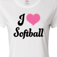 thumbnail image 4 of Inktastic I Love Softball Girls Sports Women's T-Shirt, 4 of 5