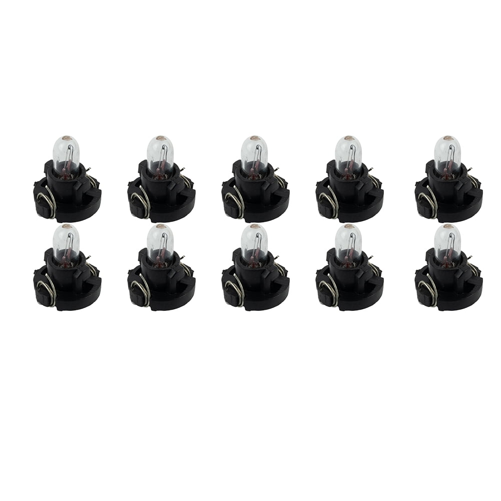 10Pcs T3 LED 12V Car Auto Interior Instrument Light Bulbs Dashboard