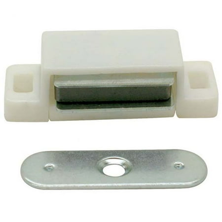 Ultra Hardware 13502 White Designer's Edge Plastic Magnetic Catch