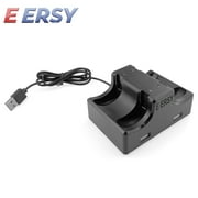 E ERSY 4-in-1 Fast Charging Dock for Joy Con Charger Docking Stand Station,Compatible with Nintendo Switch Controller Charging Dock