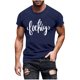 thumbnail image 1 of Camiseta de Manga Corta Impresa de Estilo Masculino, Tops Cortos para las Mujeres Pullover Casual Primavera Verano Uso Diario, 1 of 5