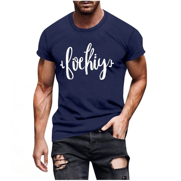 Camiseta de Manga Corta Impresa de Estilo Masculino, Tops Cortos para las Mujeres Pullover Casual Primavera Verano Uso Diario