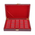 thumbnail image 4 of Caja de Almacenamiento de Monedas - Caja de Presentación de Monedas de Maciza para 50 Monedas / (diámetro de hasta 27 Mm) CUTICAT Contenedor de monedas de madera, 4 of 6