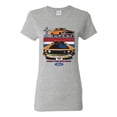 thumbnail image 1 of Wild Bobby Mustang Powered by Ford Performance Cars and Trucks Women Graphic Tee, Heather Grey, Large, 1 of 6