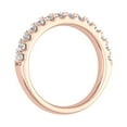 thumbnail image 2 of 1/2 Carat Round Diamond Wedding Band Ring in 14K Rose Gold (Ring Size 6.75) (I1-I2 Clarity), 2 of 4