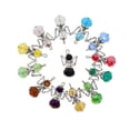 thumbnail image 4 of Colgantes de Cristal Facetado Tibetanas Baoblaze Azul 12 piezas, 4 of 8